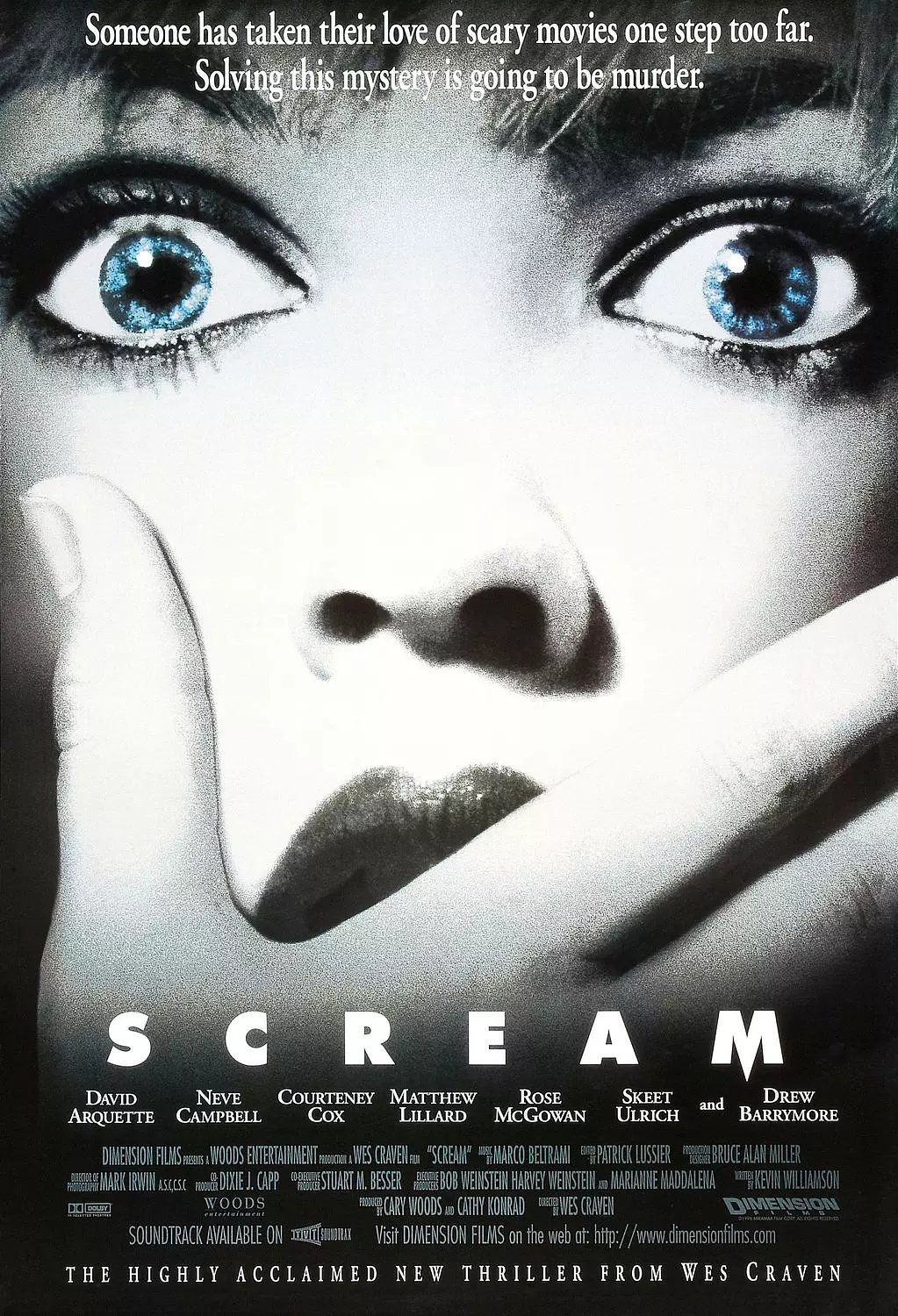 G8怀旧社区分享[美国][惊声尖叫 Scream][百度网盘][FLV-689M]1996年[双语字幕] 第1张截图