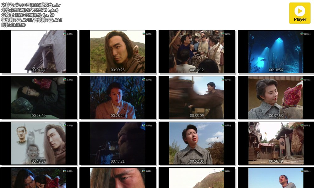 G8怀旧社区分享【首发】TVB电视电影 大刀王五(1993)翡翠国粤双语 mkv 2.76G 第1张截图