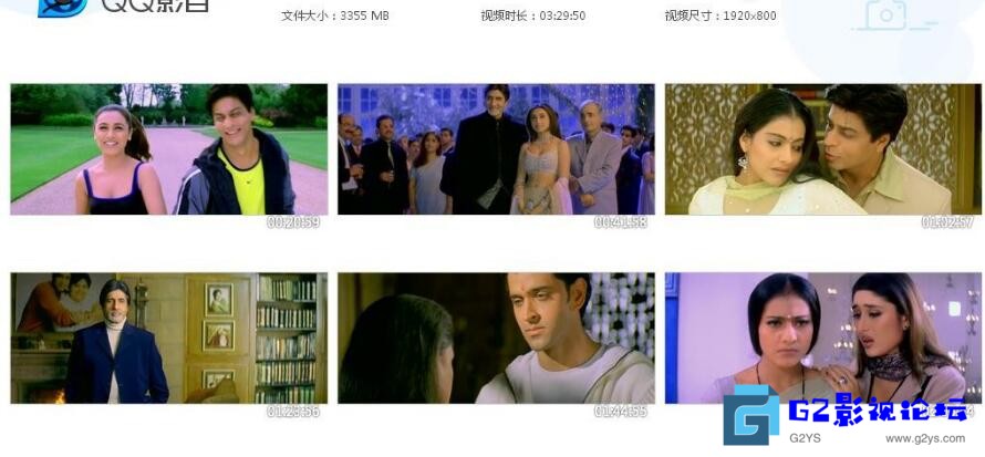G8怀旧社区分享[印度电影][花无百日红][百度云网盘资源下载][1080P高清MKV/3.2G][2001年][国印双语字幕] 第1张截图