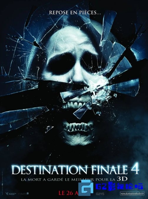 G8怀旧社区分享[电影] 《死神来了4 The Final Destination》【在线观看】【网盘下载】【英语/中字】【恐怖/惊悚】【高清】在线免费下载观看... 第1张截图