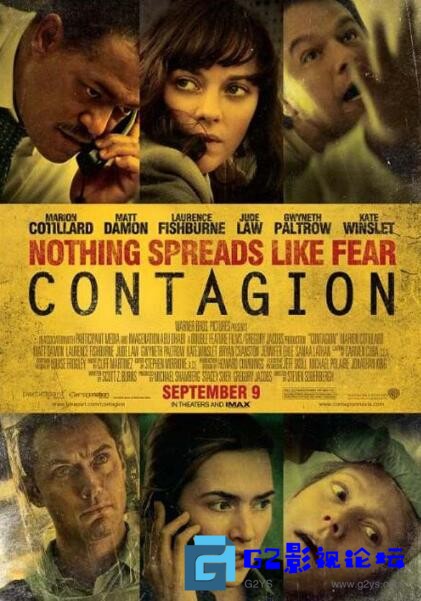 G8怀旧社区分享[美国灾难片] [传染病][百度网盘][2011年]英语中字/1080P/BD-MP4/2.81G 第1张截图