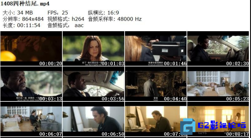 G8怀旧社区分享【悬疑】【恐怖】【百度云】【1408幻影凶间】重发【2007】【美国】【英语中英字幕】【4种结局多版本】 第1张截图
