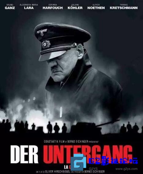 G8怀旧社区分享[战争] [经典] [百度云][德国][帝国的覆灭（2004）][MKV/4.09GB][原声/中字] 第1张截图