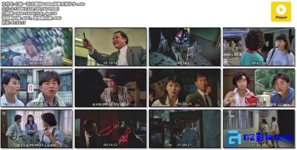 G8怀旧社区分享[心跳一百（完整版）] [香港] [1987] [ 张曼玉 / 郑浩南 / 罗明珠 / 吕方 ][粤国双语中字][1080p. mkv/2.17G.无水印] 第1张截图