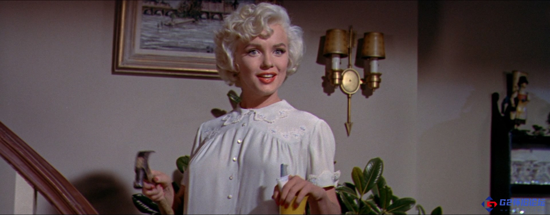 G8怀旧社区分享[美国][1955][七年之痒/The Seven Year Itch][玛丽莲·梦露][MKV/BD720P/7.65G][英语中字] 第2张截图