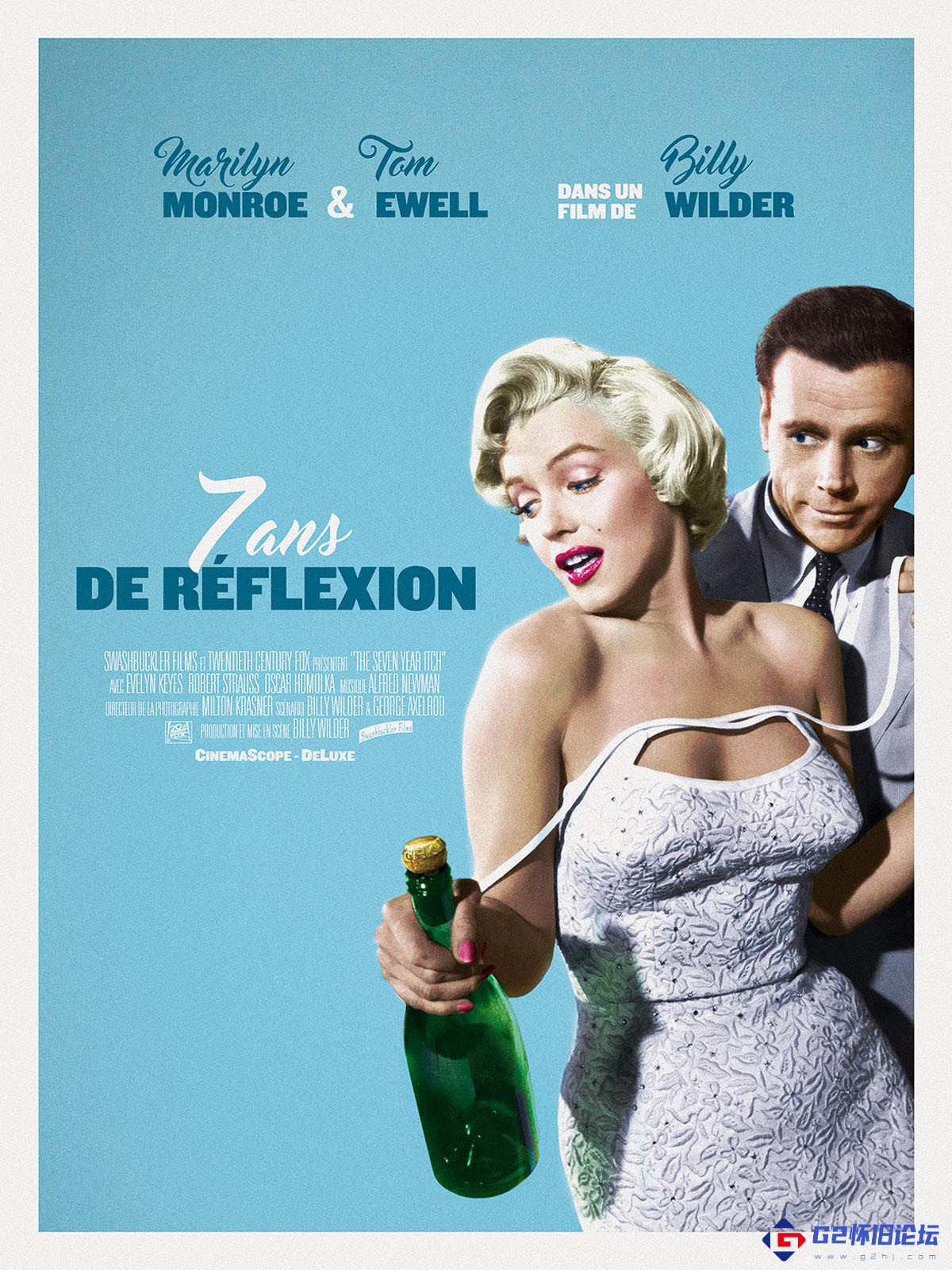 G8怀旧社区分享[美国][1955][七年之痒/The Seven Year Itch][玛丽莲·梦露][MKV/BD720P/7.65G][英语中字] 第1张截图