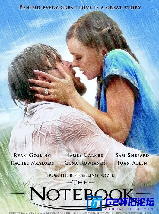 G8怀旧社区分享恋恋笔记本下载[百度云网盘]The Notebook [2004][美国][爱情/剧情][英语/中英双字][豆瓣8.5][1080p mp4 1.94GB] 第1张截图