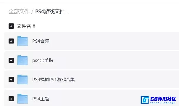 G8怀旧社区分享PS4游戏汇总：游戏18T合集1700多个游戏+主题+金手指+模拟器+固件 第1张截图