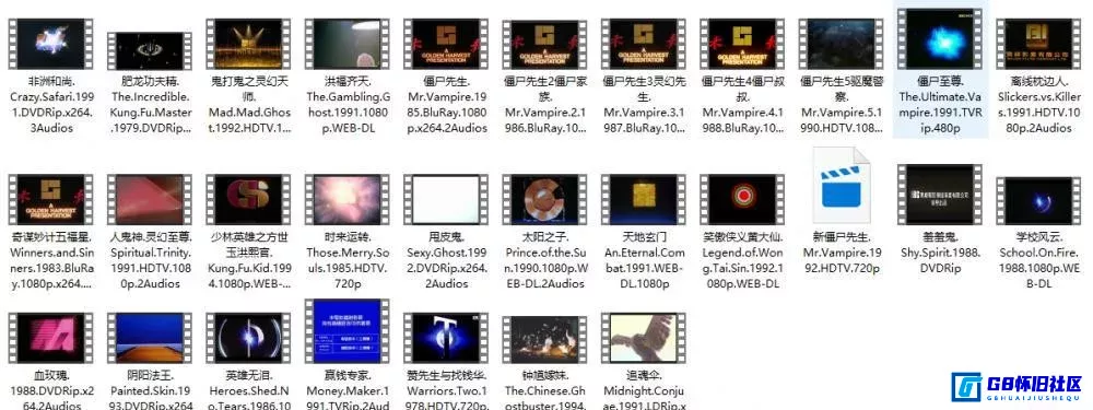 G8怀旧社区分享缅怀大师，怀旧电影之林正英电影合集36部高清-150g百度云网盘分享下载 第1张截图