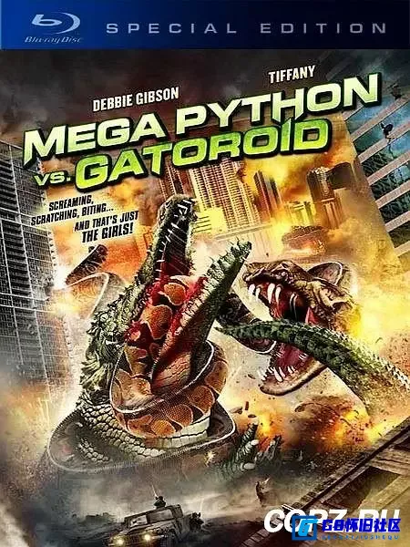 G8怀旧社区分享[巨蟒大战恐鳄（国语）][mp4/1.56GB][1080p][2011美国//动作/恐怖/科幻] 第1张截图